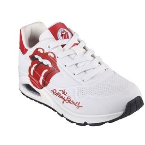 Skechers x Rolling Stones Women's Limited Edition Uno Street Sneaker, Size 6.5